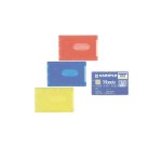 Porta Cards rigido - PVC - 8,5 x 5,4 cm - semitrasparente - Favorit
