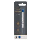 Refill sfera Quink standard - punta large - metallo - blu  - Parker