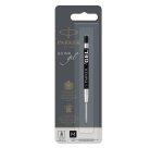 Refill sfera  QuinkGel - punta media - metallo - nero - Parker