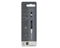 Refill sfera  QuinkGel - punta media - metallo - nero - Parker