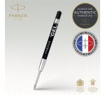 Refill sfera  QuinkGel - punta media - metallo - nero - Parker