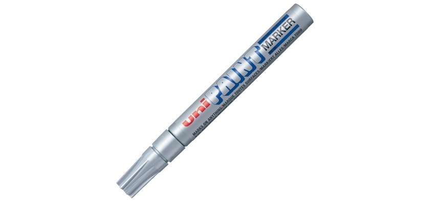 Marcatore Uni Paint PX20 - punta 2,8mm - argento - Uni Mitsubishi
