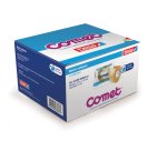 Nastro adesivo - confezionato singolarmente - 19 mm x 33 m - cellophane - trasparente - Comet