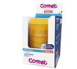 Nastro adesivo - confezionato singolarmente - 19 mm x 66 m - cellophane - trasparente - Comet