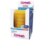 Nastro adesivo - confezionato singolarmente - 19 mm x 66 m - cellophane - trasparente - Comet