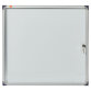 Bacheca per interni ultrapiatta - fondo in metallo magnetico bianco - 6 fogli A4 - orizzontale - Nobo