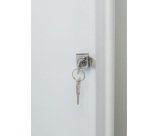 Bacheca per interni ultrapiatta - fondo in metallo magnetico bianco - 6 fogli A4 - orizzontale - Nobo