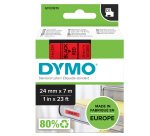 Nastro D1 standard 537170 - 24 mm x 7 mt - PL - nero/rosso - Dymo