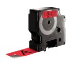 Nastro D1 standard 537170 - 24 mm x 7 mt - PL - nero/rosso - Dymo