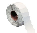 Etichetta a onda - removibile - 26x12 mm - bianco - Markin - rotolo da 1500 etichette