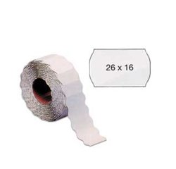 Etichetta a onda - removibile - 26x16 mm - bianco - Markin - rotolo da 1000 etichette