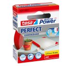 Nastro adesivo telato XP Perfect - 19 mm x 2,7 m - tela plastificata - rosso - Tesa