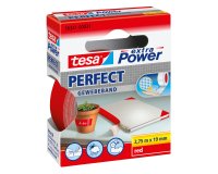 Nastro adesivo telato XP Perfect - 19 mm x 2,7 m - tela plastificata - rosso - Tesa