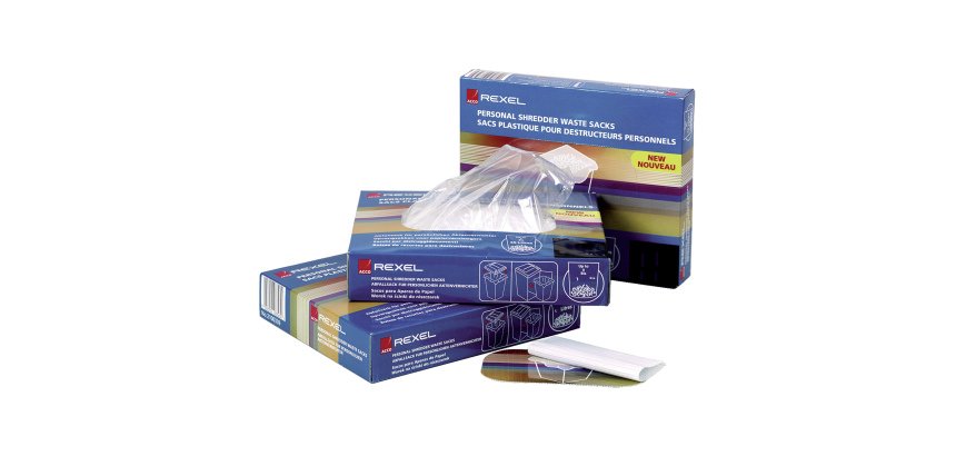 Sacchi per distruggidocumenti AS3000 -  fino a 175 L - PPL - Rexel - conf. 100 pezzi