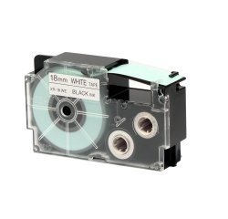 Nastro - 18 mm x 8 mt - nero/bianco - Casio