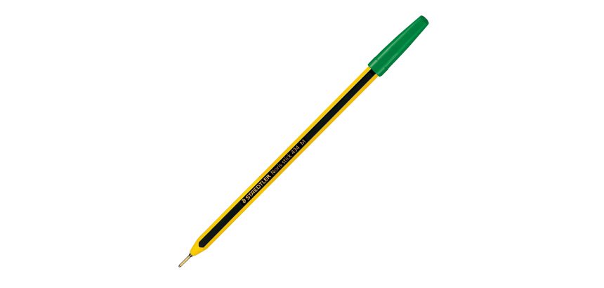 Penna a sfera Noris Stick  - punta 1,0mm - verde - Staedtler - conf. 20 pz