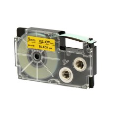 Nastro - 9 mm x 8 mt - nero/giallo - Casio