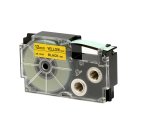 Nastro - 12 mm x 8 mt - nero/giallo - Casio