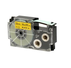 Nastro - 12 mm x 8 mt - nero/giallo - Casio
