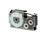 Nastro - 12 mm x 8 mt - nero/bianco - Casio