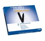 Pennarelli Office punta feltro - punta maxi - tratto 0,80-2,00mm - nero  - Tratto - conf. 12 pezzi