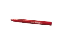 Pennarelli Office punta feltro - punta maxi - tratto 0,80-2,00mm - rosso  - Tratto - conf. 12 pezzi