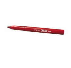 Pennarelli Office punta feltro - punta maxi - tratto 0,80-2,00mm - rosso  - Tratto - conf. 12 pezzi