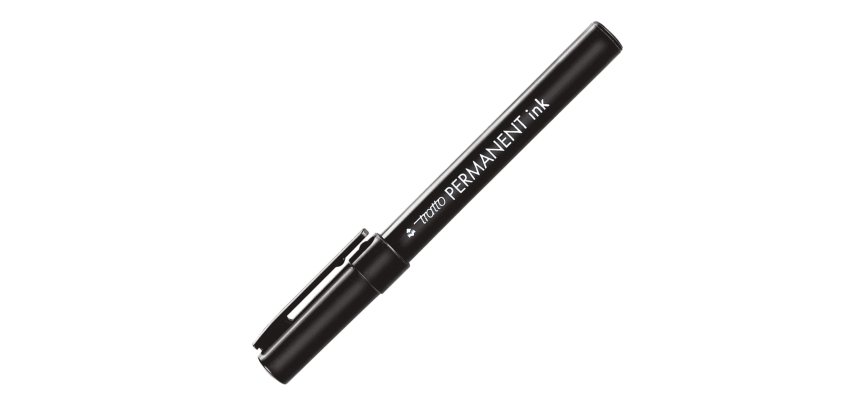 Marcatore Tratto Permanent Ink - punta tonda 2,00mm - nero - Tratto - conf. 12 pezzi