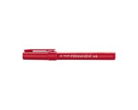 Marcatore Tratto Permanent Ink - punta tonda 2,00mm - rosso - Tratto - conf. 12 pezzi
