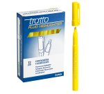 Evidenziatore fluo Highlighter - punta a scalpello  - giallo - Tratto - conf. 12 pezzi