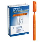 Evidenziatore fluo Highlighter - punta a scalpello  - arancio - Tratto - conf. 12 pezzi