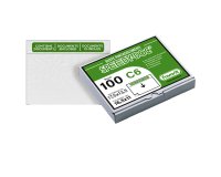 Busta adesiva Speedy Doc - con stampa "contiene documenti" - C6 (16,5 x 11 cm) - LDPE - trasparente - Favorit - conf. 100 pezzi