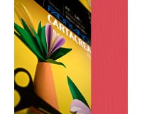 Cartoncino CartaCrea - 35x50cm - 220gr - rosso 109 - Fabriano - blister 10 fogli