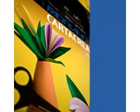 Cartoncino CartaCrea - 35x50cm - 220gr - blu 114 - Fabriano - blister 10 fogli