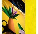 Cartoncino CartaCrea - 35 x 50 cm - 220 gr - giallo 107 - Fabriano - blister 10 fogli