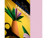 Cartoncino CartaCrea - 35x50cm - 220gr - rosa 116 - Fabriano - blister 10 fogli
