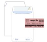 Busta a sacco Competitor FSC - strip adesivo - 25 x 35,3 cm - 80 gr - bianco - Pigna Envelopes - conf. 100 pezzi