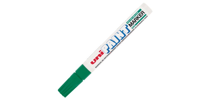 Marcatore Uni Paint PX20 - punta 2,8mm - verde - Uni Mitsubishi