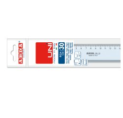 ARDA 28930SS ruler 300 mm Polystyrene Transparent 1 pc(s)