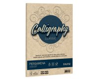Carta Calligraphy pergamena - A4 - 190 gr - nocciola 04 - Favini - conf. 50 fogli