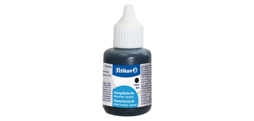 Inchiostro 84 - 30 ml - resistente all'acqua - nero - Pelikan