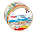 Nastro biadesivo - taglio facilitato - 50 mm x 5 m - PP - bianco - Tesa