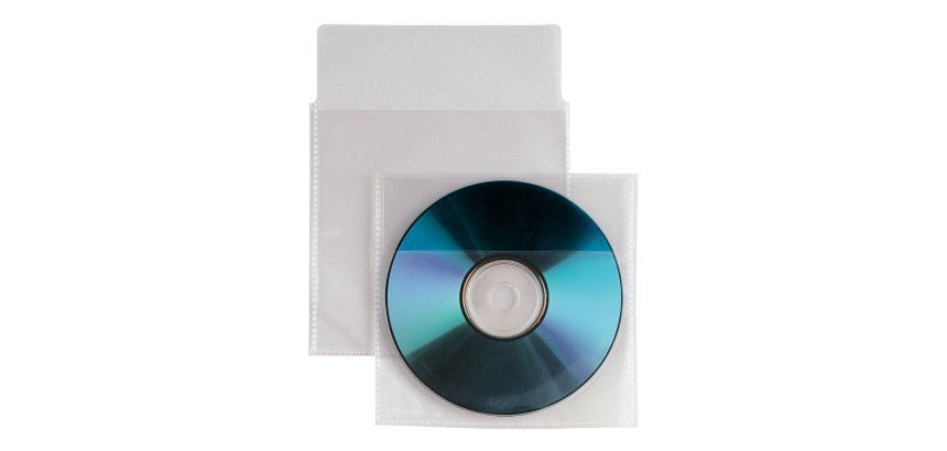 Buste a sacco Insert CD - patella di chiusura - PP - Sei Rota - conf. 25 pezzi