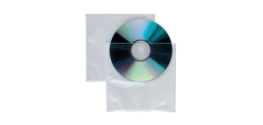 Buste a sacco Soft CD - liscio - trasparente - PP -  Sei Rota - conf. 25 pezzi