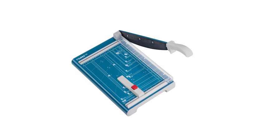 Taglierina a leva 533 - 45 x 28,5 cm - 340 mm (A4) - 15 fogli - blu - Dahle