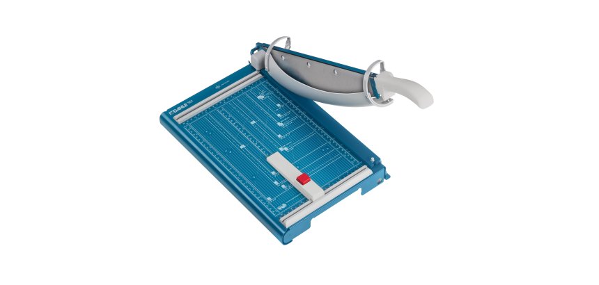 Taglierina a leva 561 - con paramano rotante - 44 x 26,5 cm - 360 mm (A4) - 35 fogli - blu - Dahle