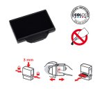 Tampone di ricambio E/2300 - nero - Colop