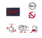 Tampone di ricambio E/2300/2 - rosso/blu - Colop