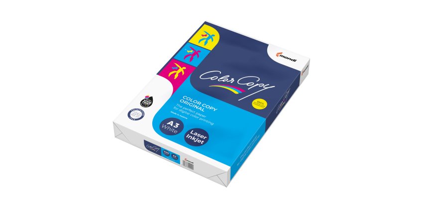 Carta Color Copy - A3 - 200 gr - bianco - Mondi - conf. 250 fogli
