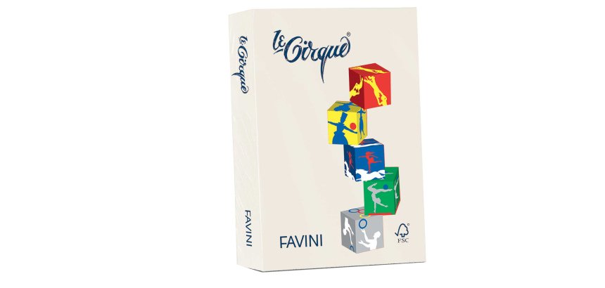 Carta Le Cirque - A4 - 160 gr - avorio pastello 110 - Favini - conf. 250 fogli